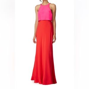 Jill Jill Stuart - Lovely Duo Gown - pink red - Sz 10